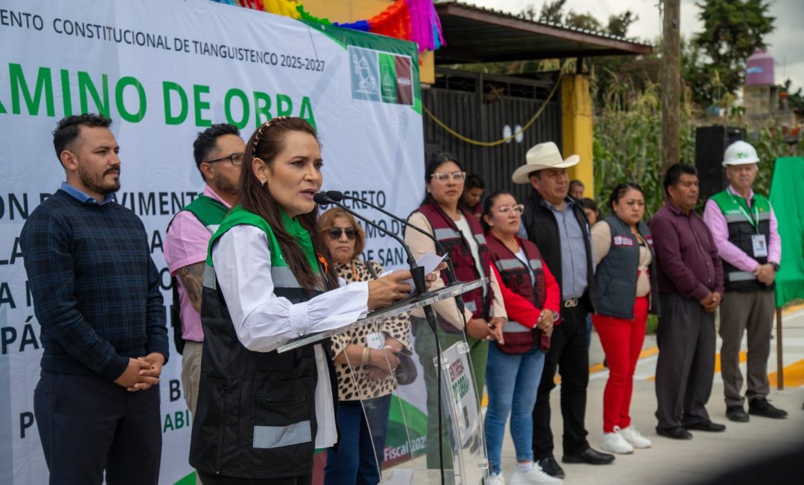 Beneficia Erika Olea a 14 mil habitantes de Tianguistenco