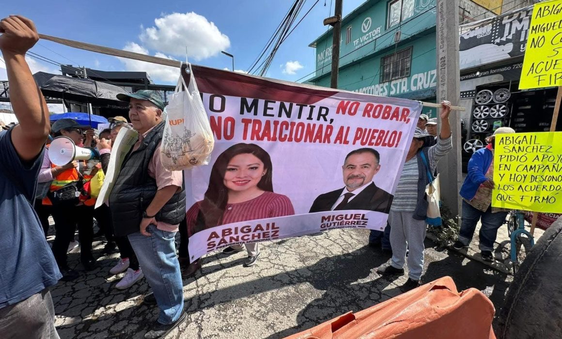 Bloquean carretera México–Cuautla en Chalco exigen obras básicas