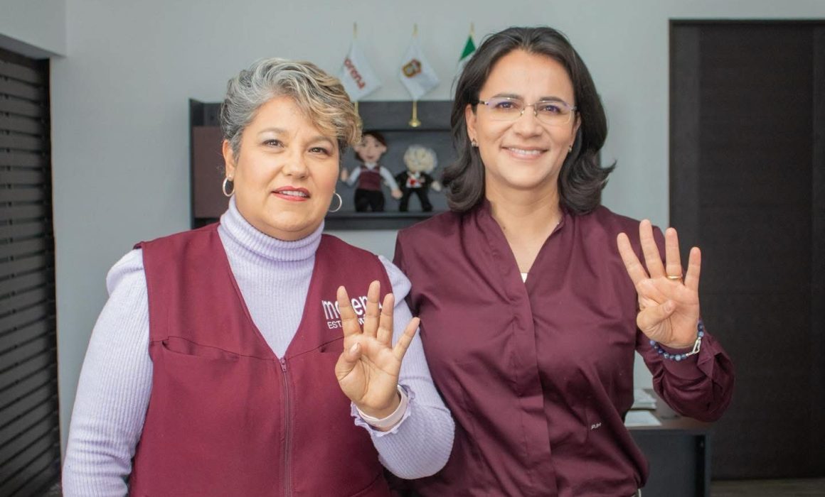 Cambia diputada Paola Jiménez colores tricolores por el guinda