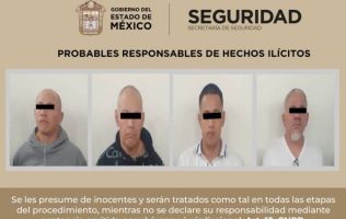 Capturan a presuntos implicados en cohecho y homicidio en Ecatepec