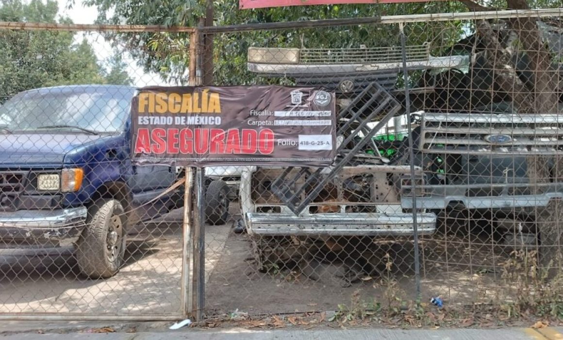 Catean y aseguran 5 deshuesaderos en operativo en Chalco