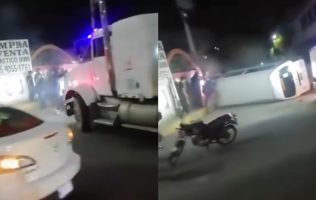 Causa conductor ebrio choque mortal en Los Reyes La Paz