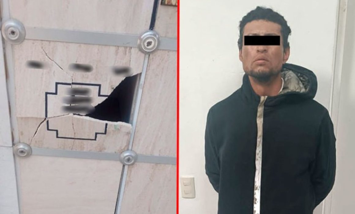 Comete sacrilegio en Ecatepec y lo capturan