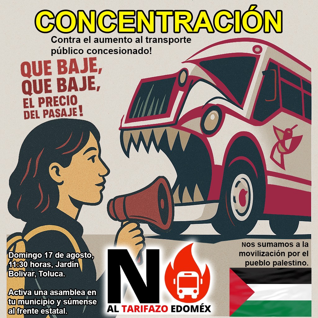 FOTO: Facebook, No al tarifazo Edomex