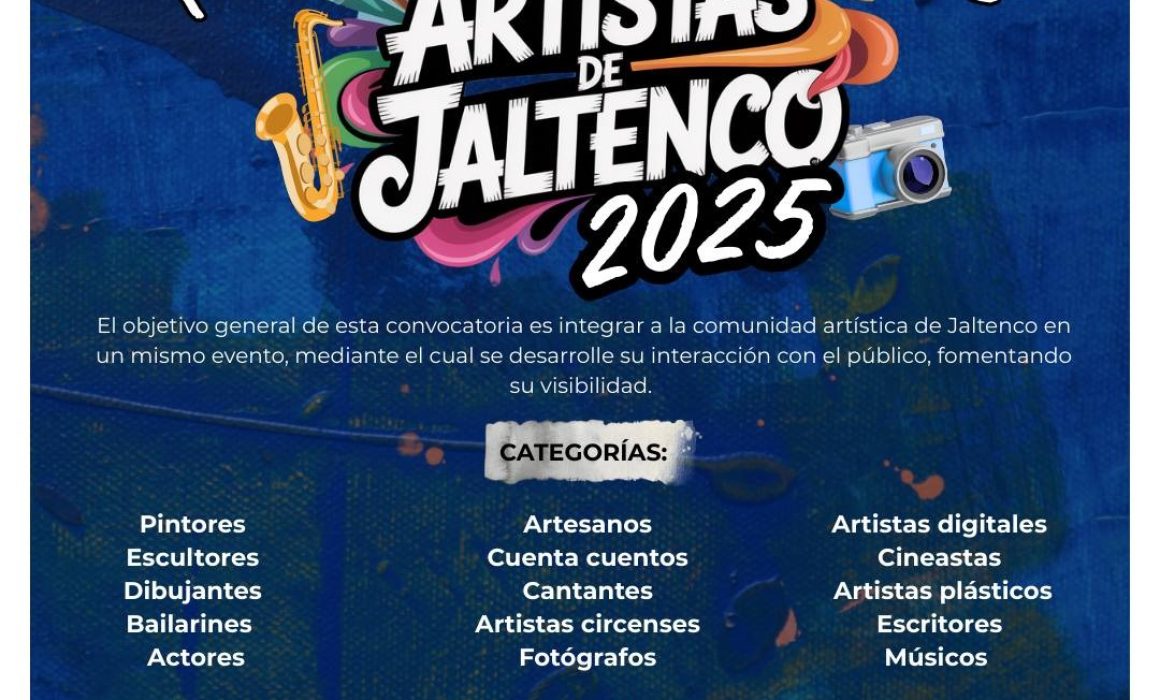 Convocan en Jaltenco al 1er Encuentro Conversacional de Artistas 2025