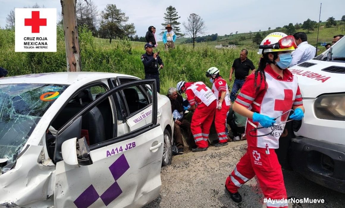 Deja saldo de 8 heridos accidente en la Toluca – Zitácuaro