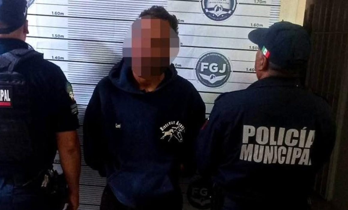 Detienen a hombre por robo al Ayuntamiento de Valle de Chalco