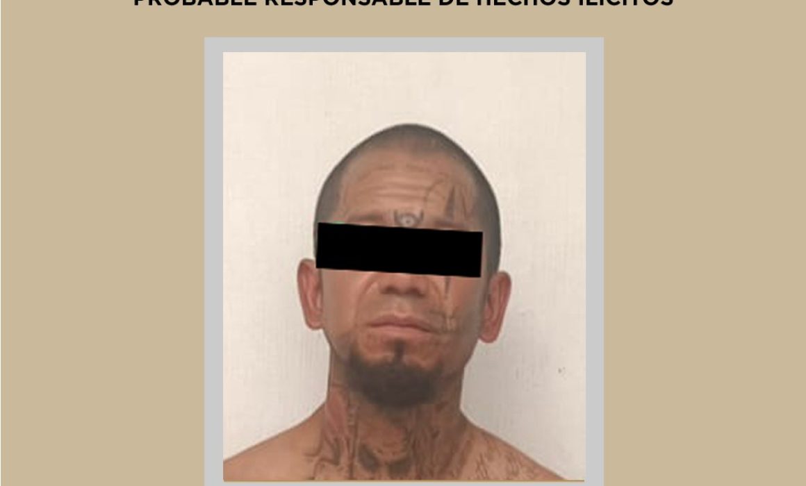 Detienen en Zumpango a presunto generador de violencia