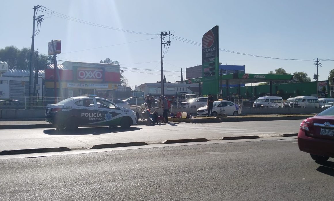 Exigen seguridad vial en Tecámac ante el derribo de puente peatonal