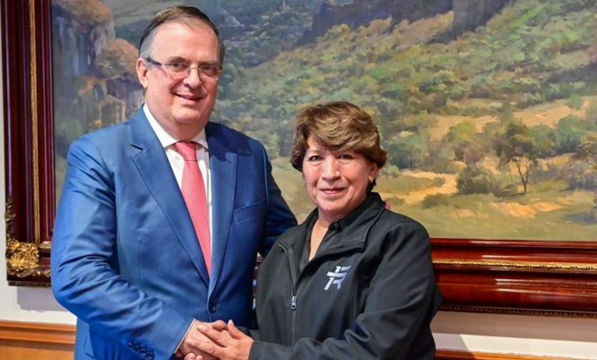Felicita Marcelo Ebrard a Delfina Gómez por atraer capital privado al Edomex