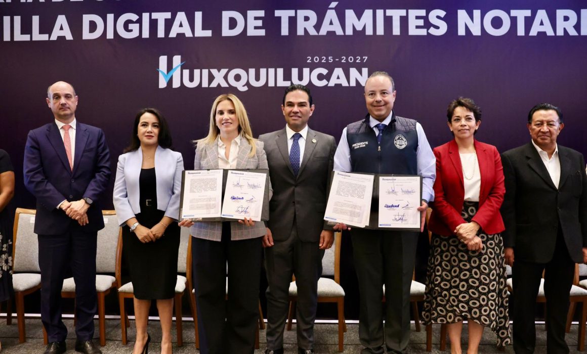 Moderniza Huixquilucan trámites notariales con plataforma digital