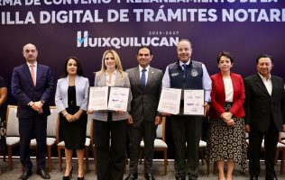 Moderniza Huixquilucan trámites notariales con plataforma digital