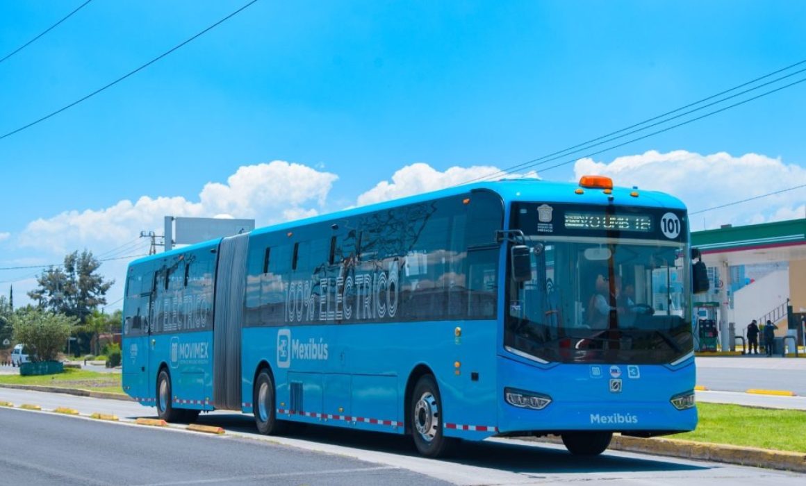 Modernizan Mexibús con 10 nuevas unidades eléctricas