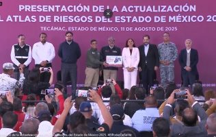 Presentan actualización del Atlas de Riesgos del Estado de México