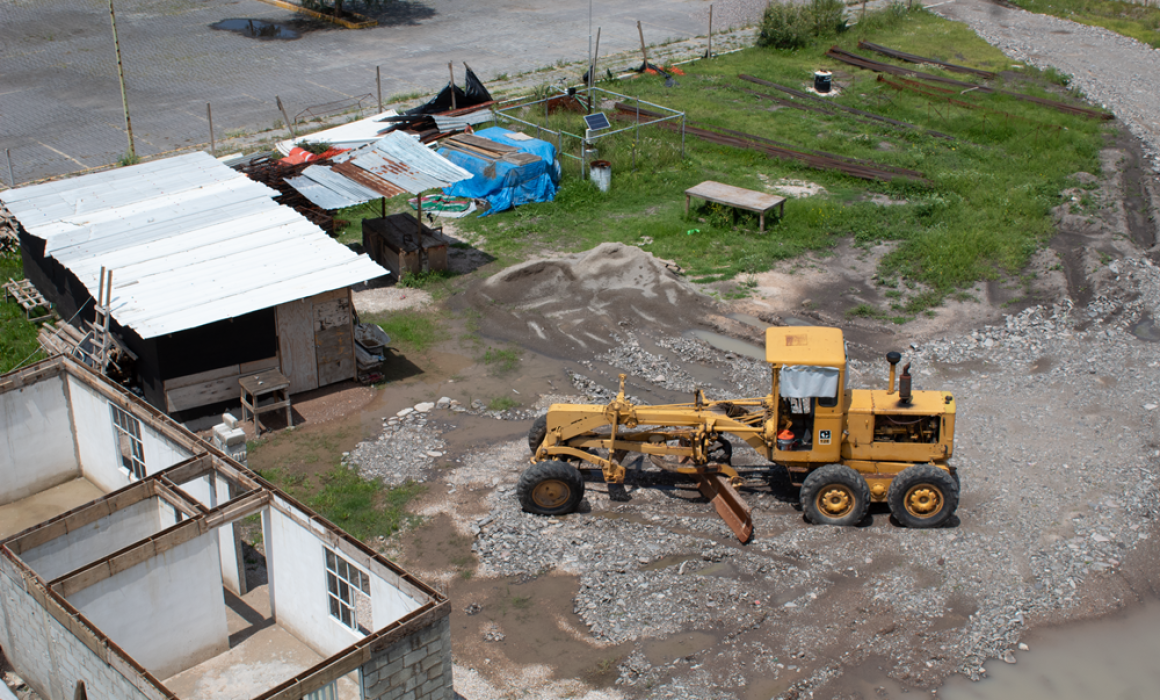 Prometió 2 edificios para agosto; solo lleva 20% de avance en Huehuetoca