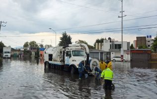 Provocan estragos intensas lluvias en Metepec
