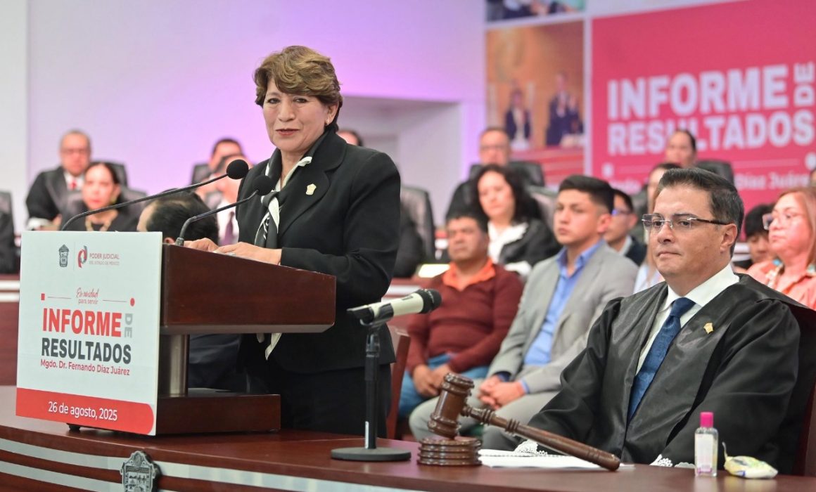 Reafirma Delfina Gómez su compromiso con el Poder Judicial