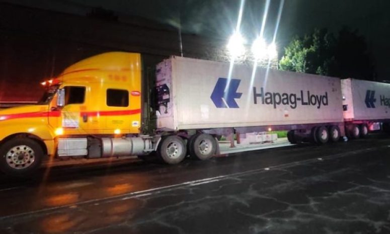 Recuperan en Nextlalpan baterías de litio valuadas en 20 mdp en tractocamión