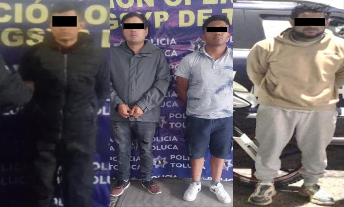 Recuperan motos robadas en Toluca; atrapan a 7 implicados