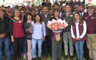 Refrenda Delfina Gómez su compromiso con el campo mexiquense
