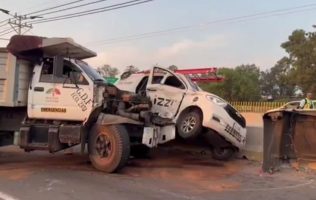 Registra Valle de Chalco accidente múltiple en México-Puebla