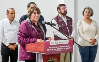 Rehabilita Delfina Gómez antiguo mercado de Chiautla