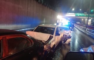 Reportan carambola en Paseo Tollocan