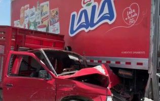 Reportan fuerte carambola en la Lerma -Valle de Bravo