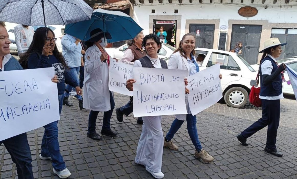 Responde Delfina Gómez a peticiones de sindicato de la salud