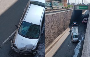 Resultan lesionados 2 abuelitos en accidente en Toluca