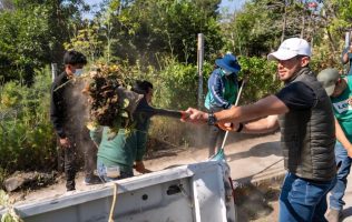 Retira PVEM 35 mil toneladas de basura y previene inundaciones