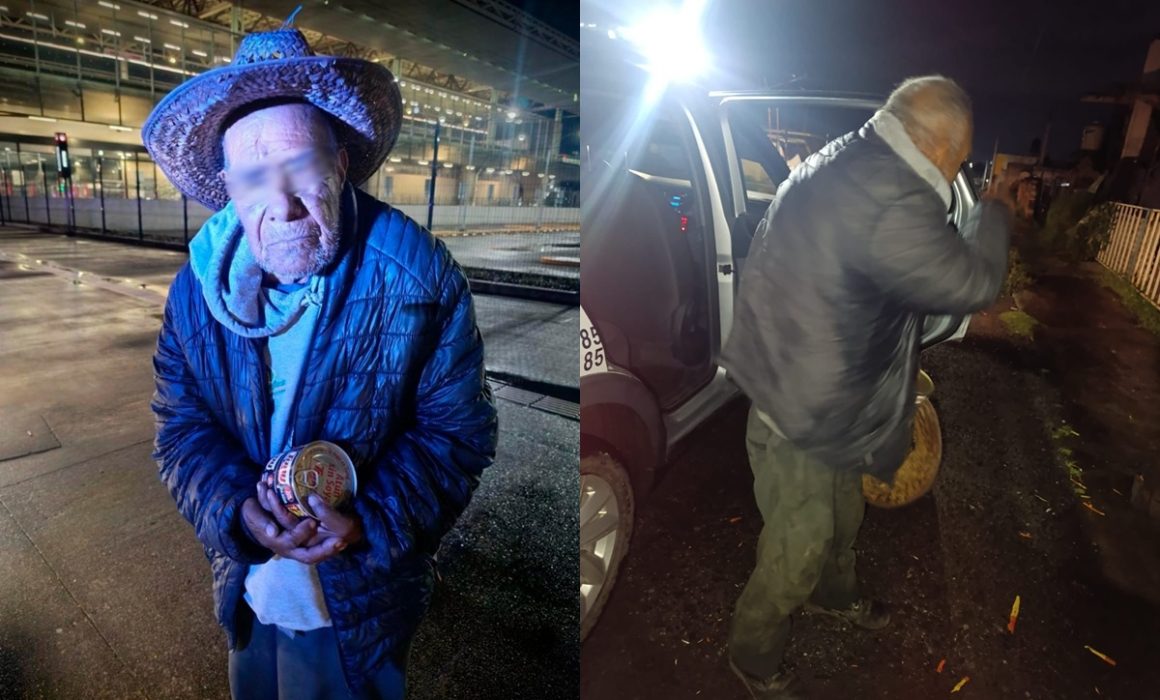 Sale abuelito a caminar y se pierde entre las calles de Metepec