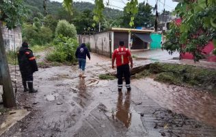 Provocan estragos fuertes lluvias en Tejupilco
