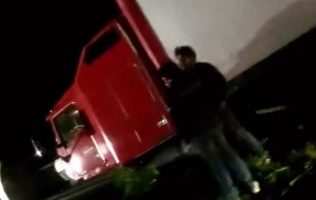 Volcadura en la México-Toluca