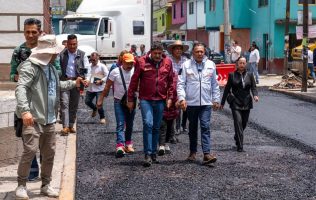 Acelera Toluca reconstrucción de la vía Agustín Millán en San Pedro Totoltepec