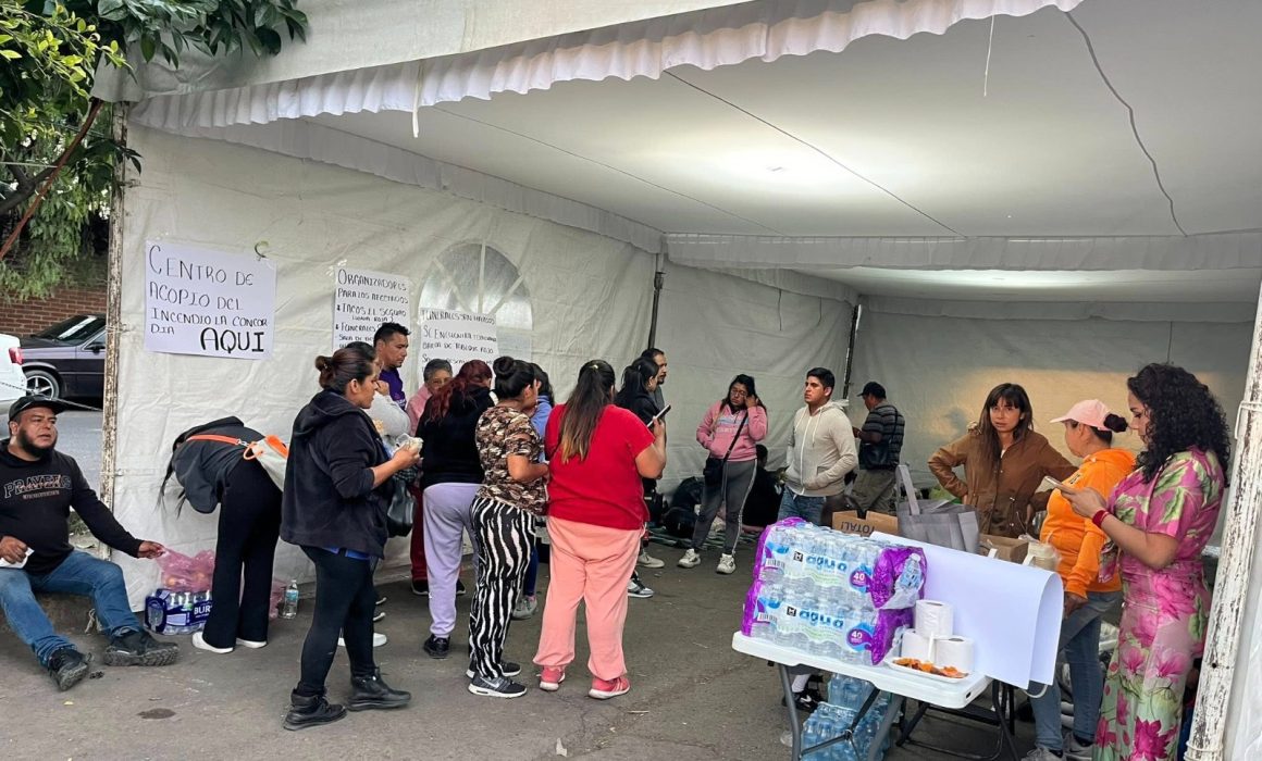 Apoyan ciudadanos a familias de heridos por explosión en Puente Concordia