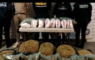 Asestan golpe al narco en Toluca; incautan 210 kilos de droga