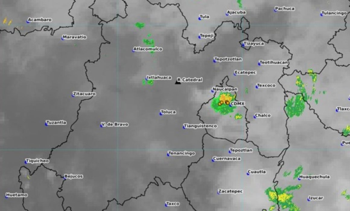 Azotan lluvias en el Edomex