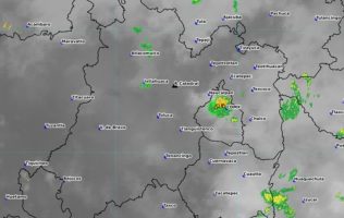 Azotan lluvias en el Edomex