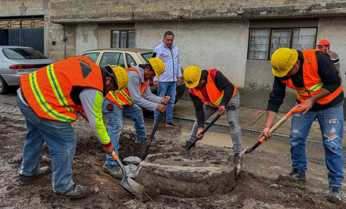 Se pone guapa Toluca con pavimentación en calle Bicentenario de Huichochitlán