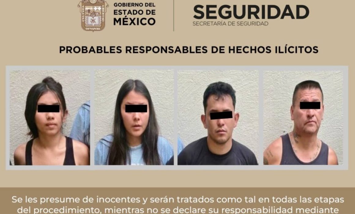 Caen cuatro por tentativa de feminicidio y narcomenudeo en Chalco