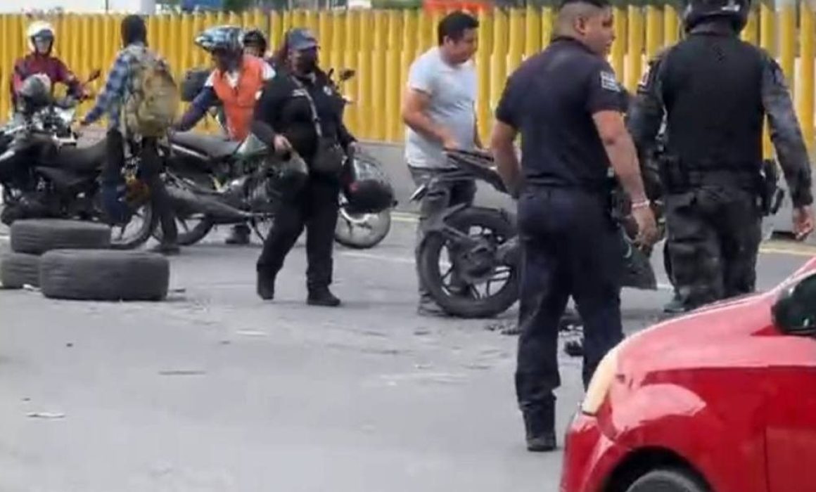Choque en autopista México–Puebla deja dos lesionados en Valle de Chalco