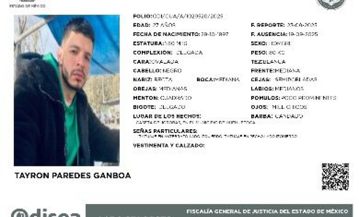 Colabora Cuautitlán Izcalli en búsqueda de hombre desaparecido