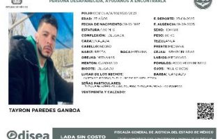 Colabora Cuautitlán Izcalli en búsqueda de hombre desaparecido