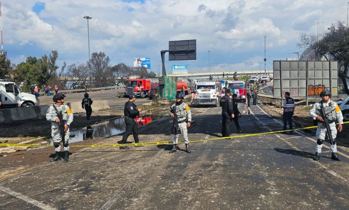 Difunden lista de lesionados por explosión de pipa en límites de Valle de Chalco