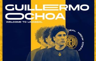 Defenderá Guillermo Ochoa la cabaña del AEL Limassol FC