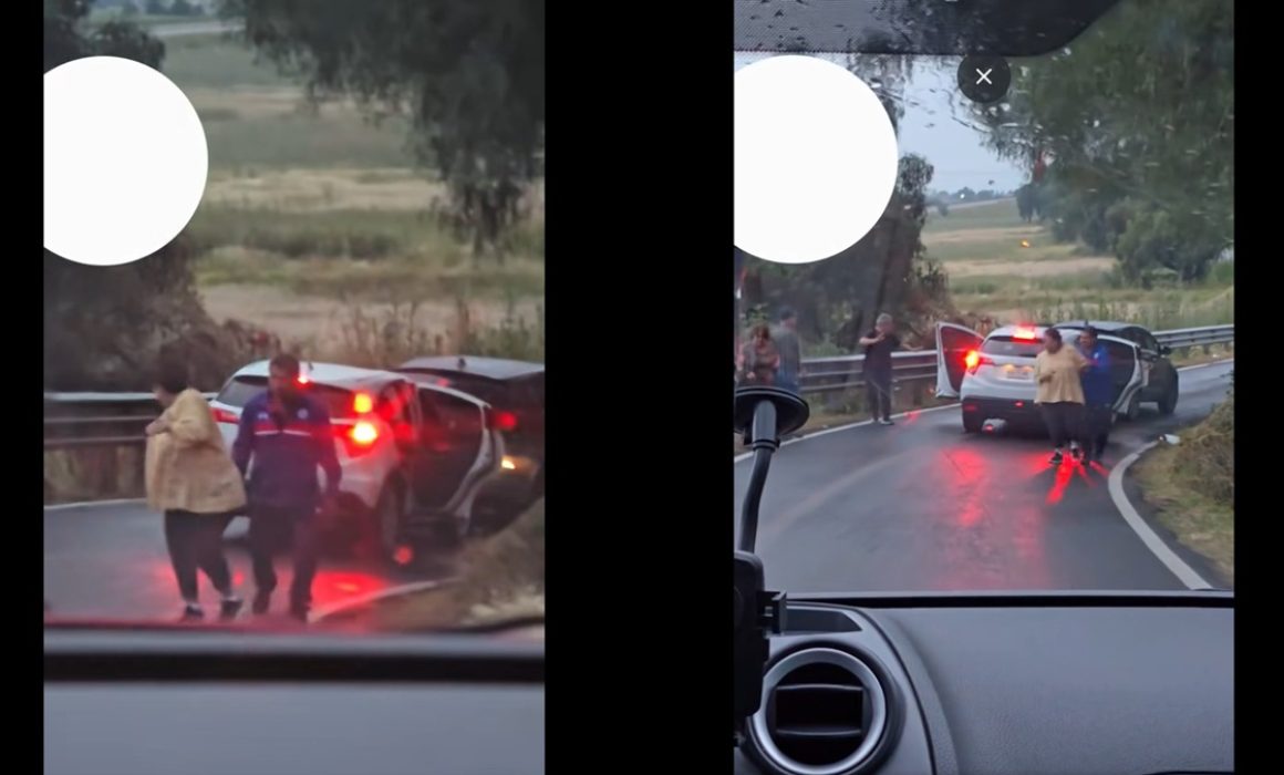 Desalojan con violencia a familia de su camioneta en puente de Acolman