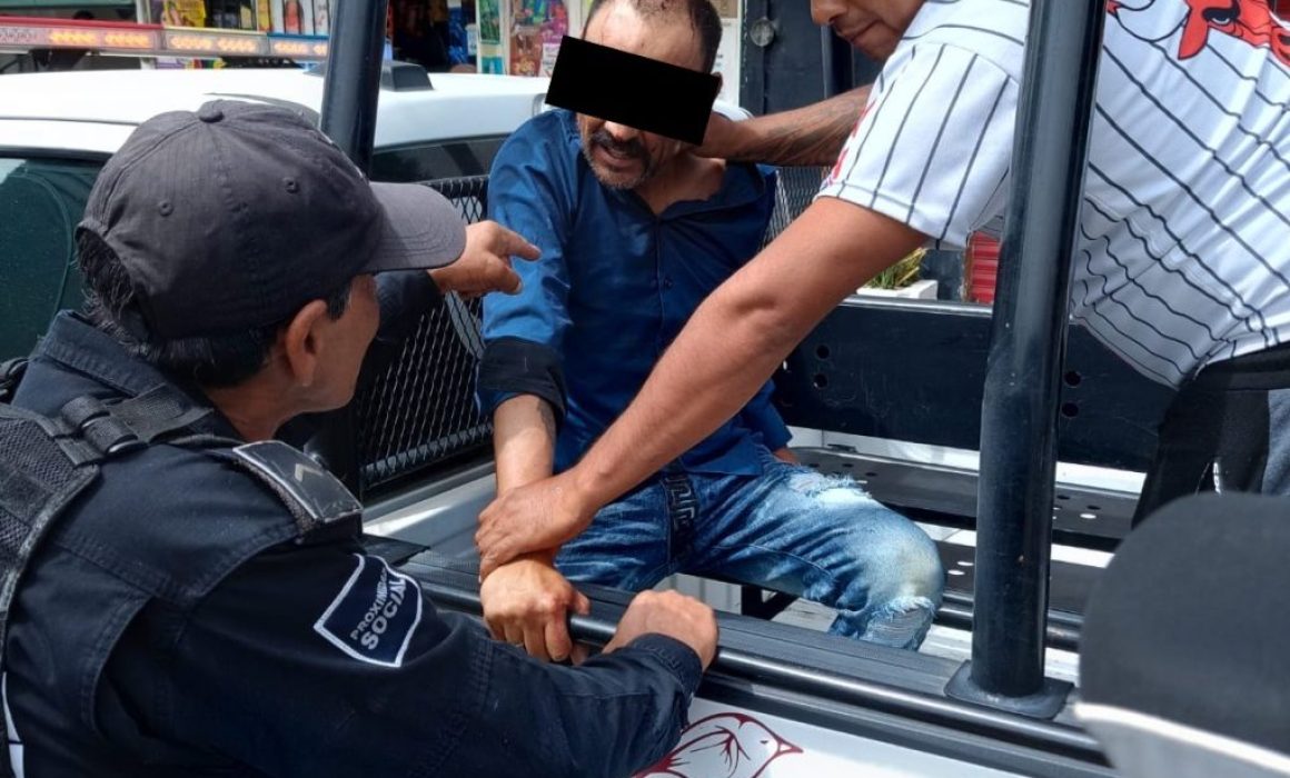 Detienen a hombre con droga en intento de invasión en Chicoloapan