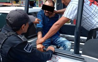 Detienen a hombre con droga en intento de invasión en Chicoloapan