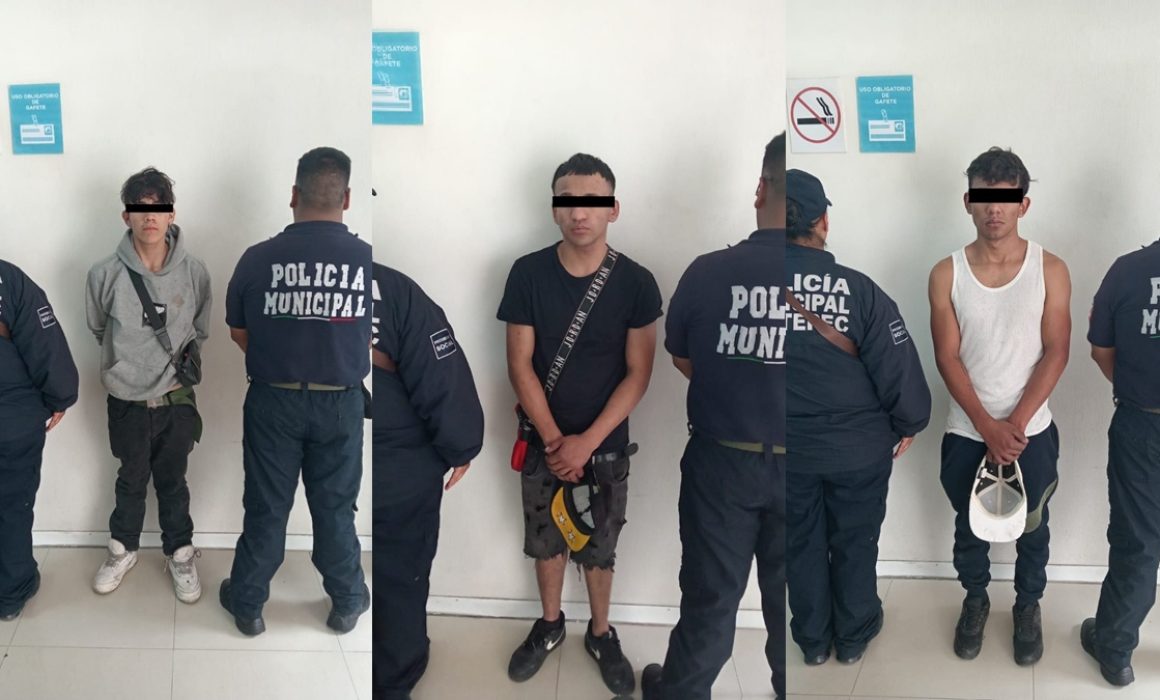 Capturan a 4 hombres en Ecatepec por portar drogas